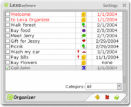 Lexa Organizer screenshot